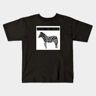 Zebra Description Kids T-Shirt